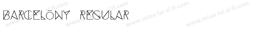 Barcelony Regular字体转换